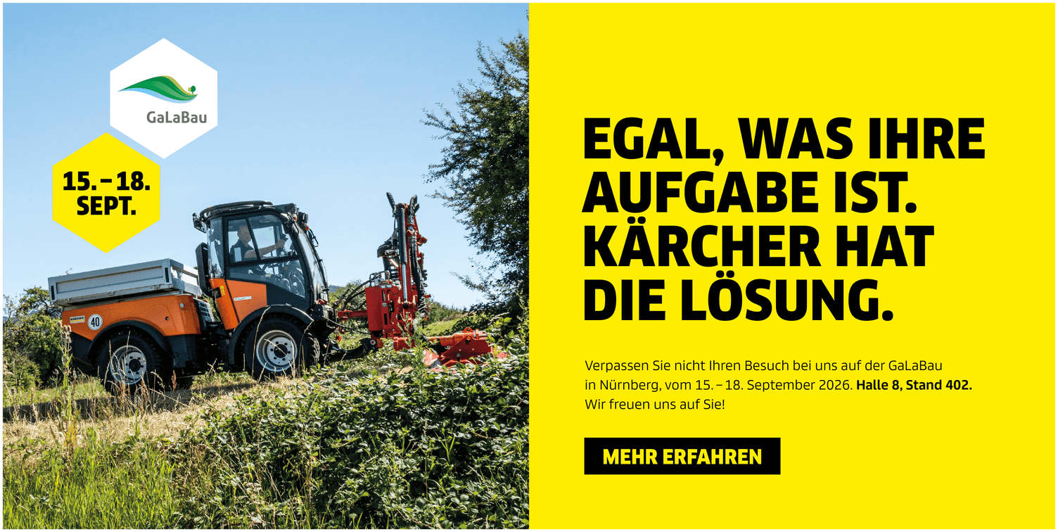 Kärcher auf der Galabau 2026