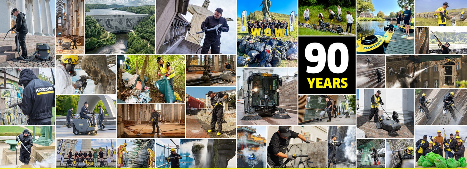 90 Jahre - 90 Reinigungsprojekte 90 Jahre - 90 Reinigungsprojekte