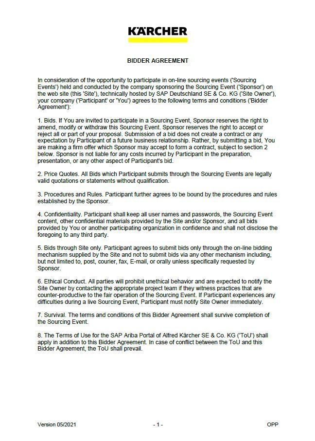 Bidder Agreement Ariba_en_de