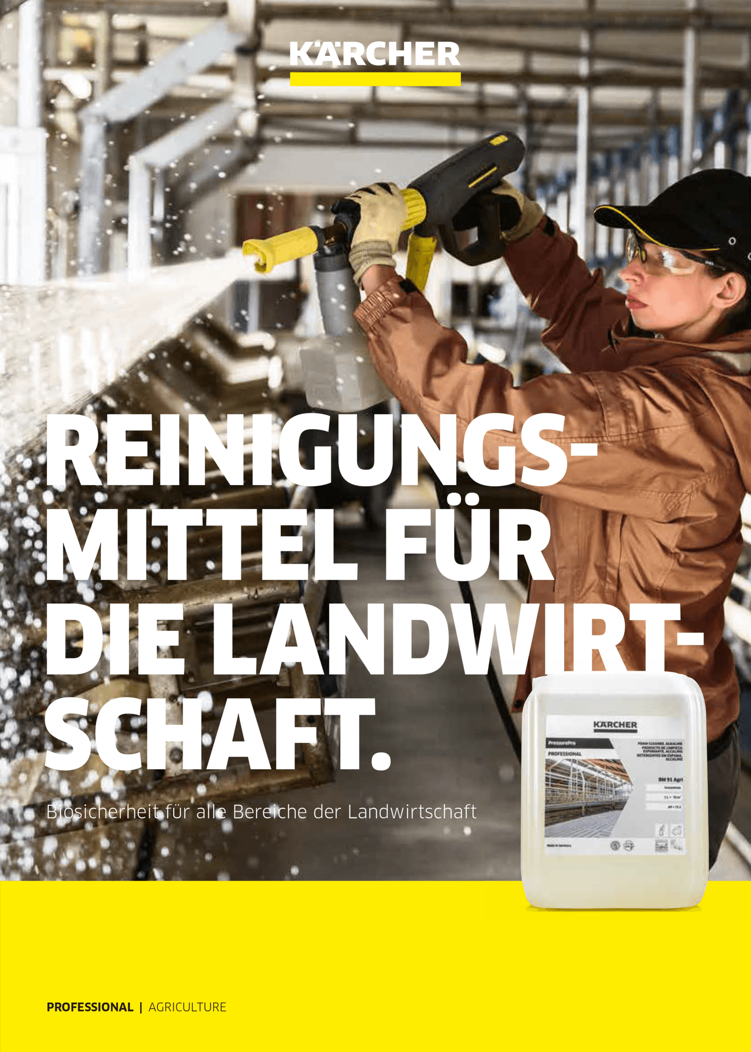 Broschüre Reinigungsmittel Landwirtschaft