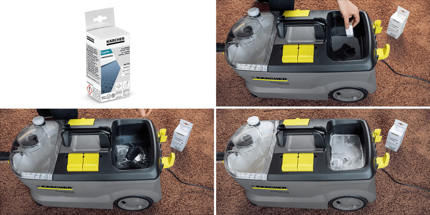 CarpetPro Teppichreiniger RM 760 Tabs. Teppichreiniger iCapsol Reinigungstabs