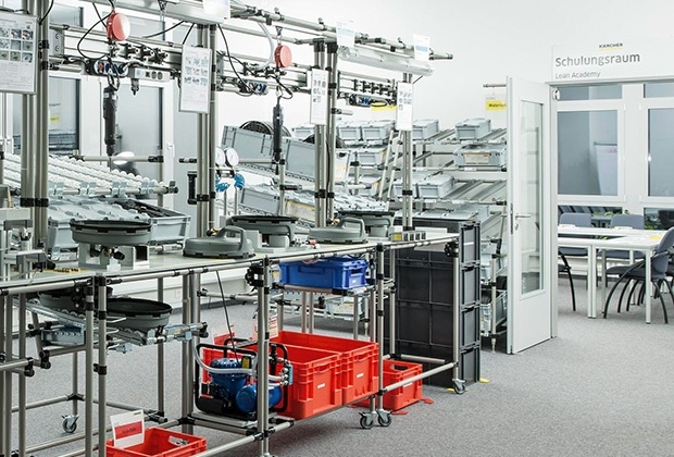 Experimentelles Lernen bei Kärcher