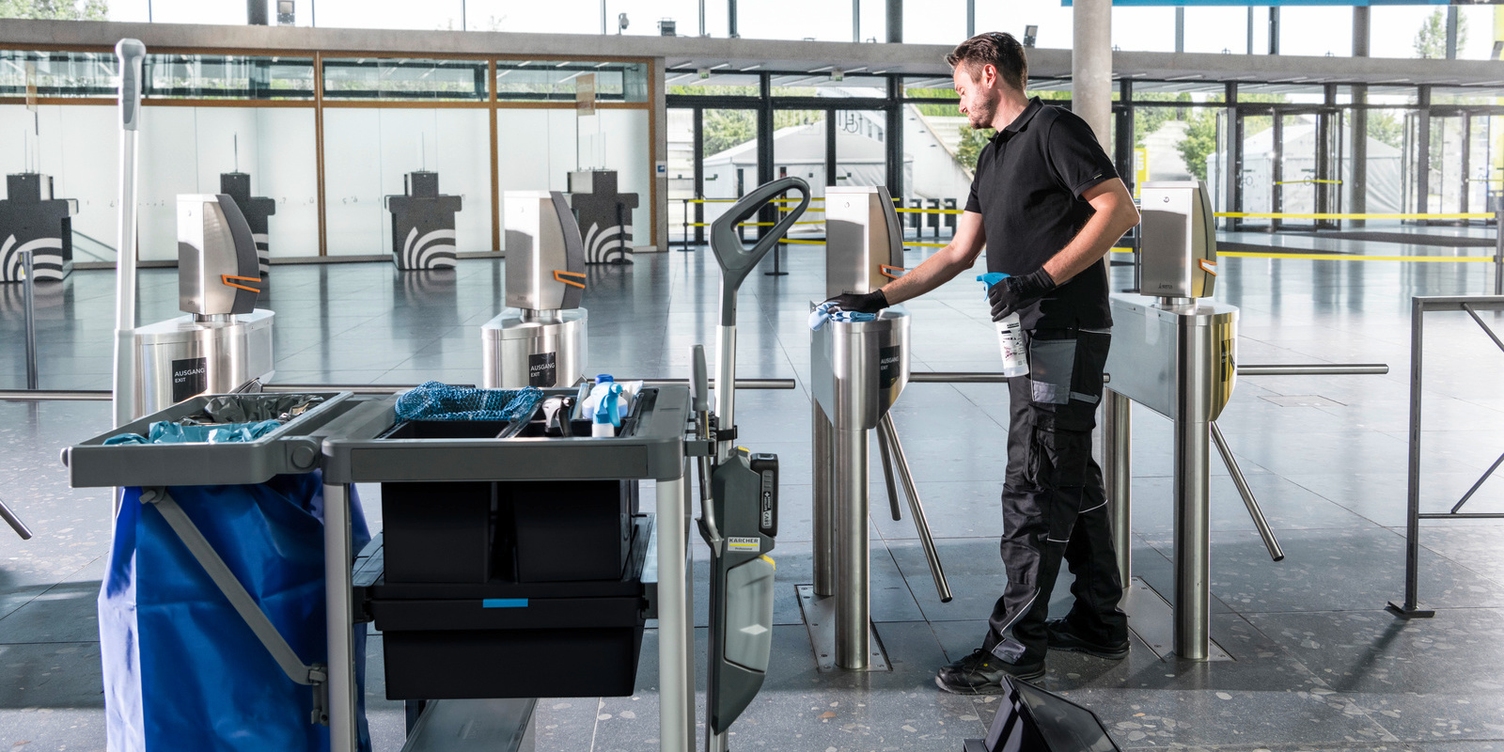 Kärcher FlexoMate Reinigungswagen für Gebäudedienstleister