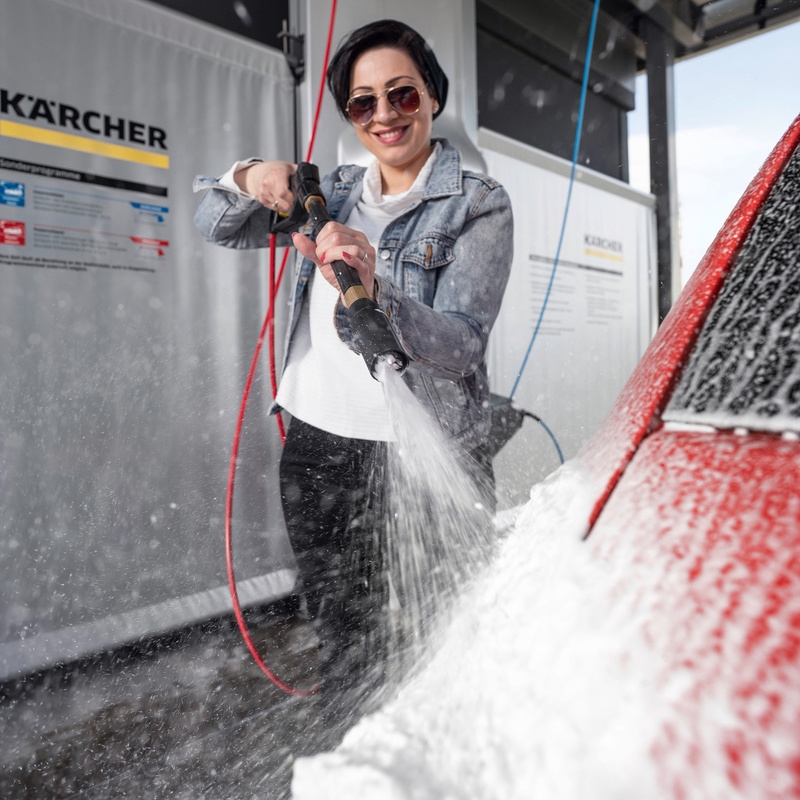 Powerschaum in der SB-Waschanlage