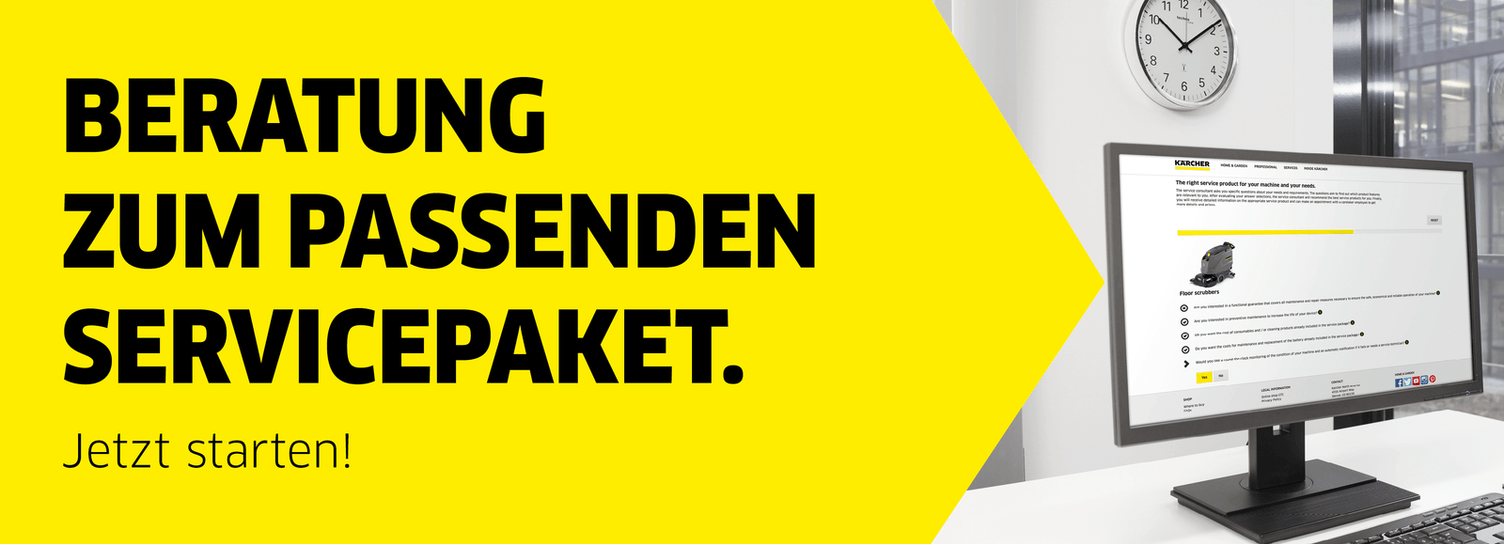 Kärcher Serviceberater für gewerbliche Endkunden