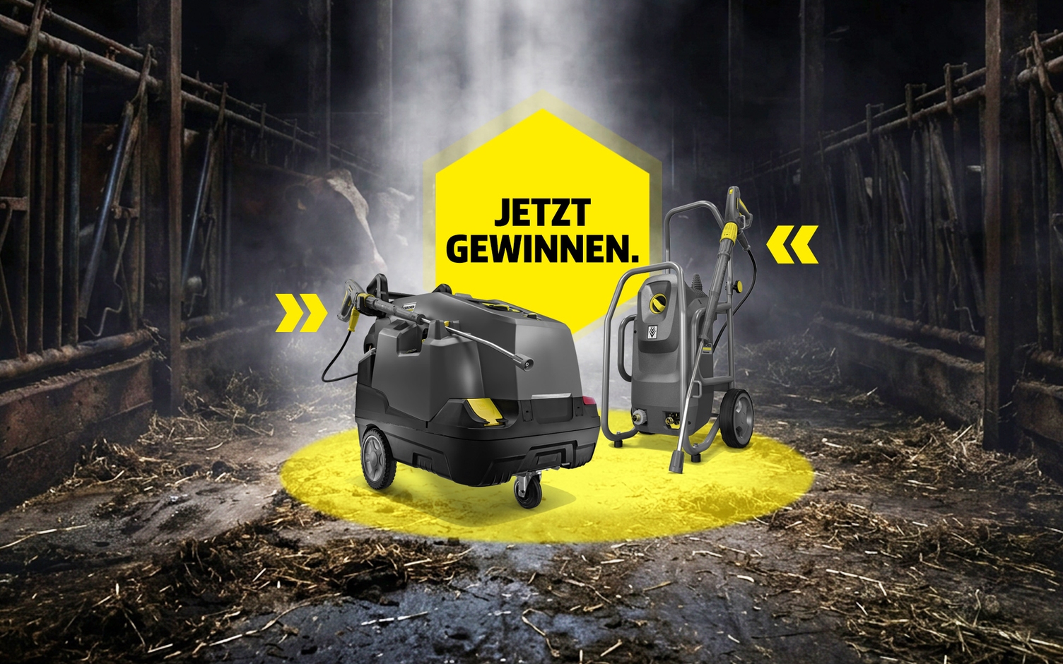 Gewinnchance von Kärcher Profi-Hochdruckreinigern