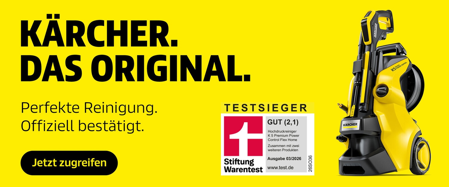 Auszeichnung Stiftung Warentest K 5 Power Control Flex Home
