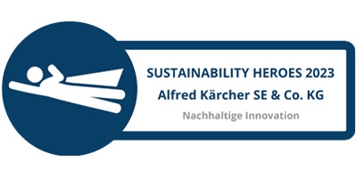 Kärcher wurde als Sustainability Hero ausgezeichnet.