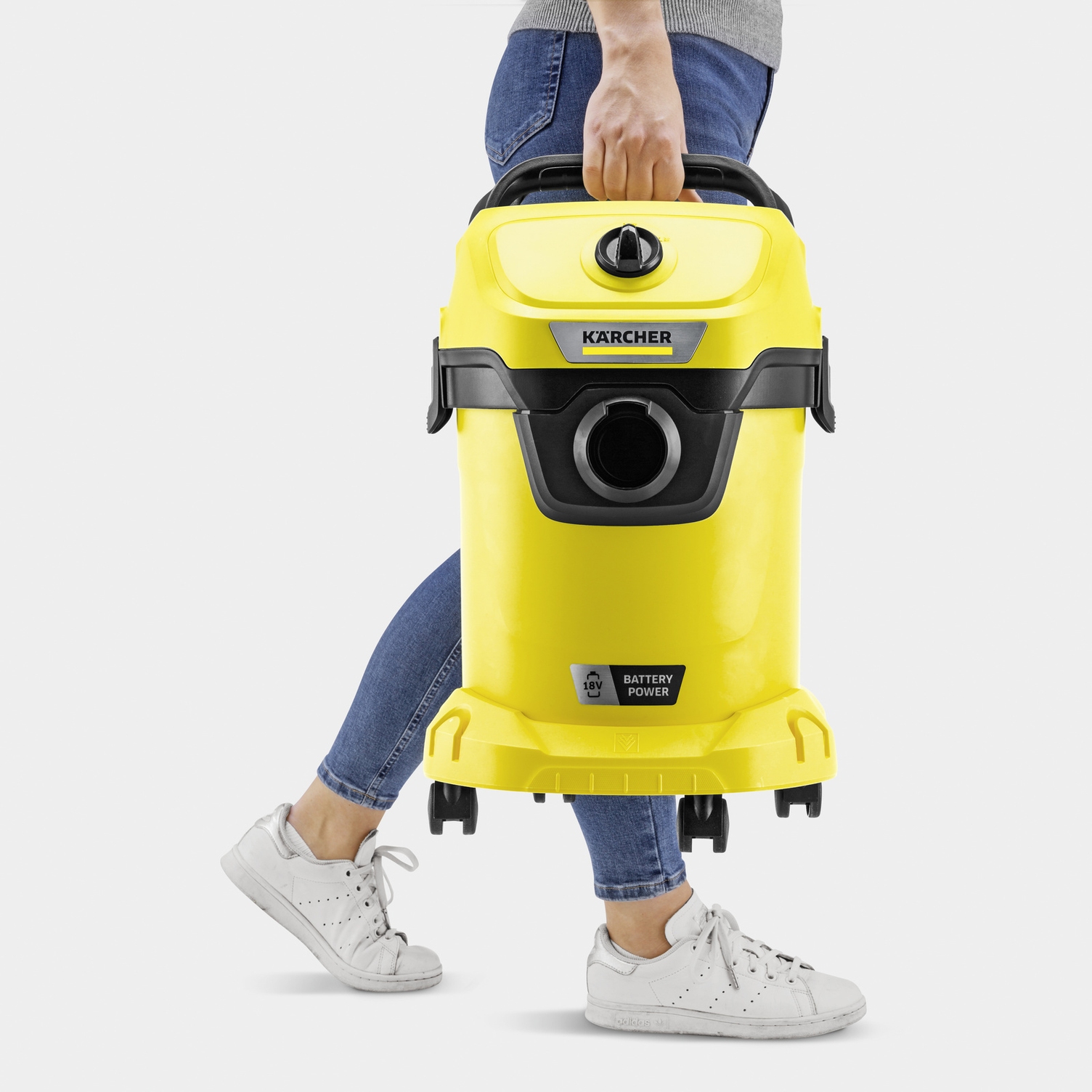 Ergonomisch geformter Tragegriff