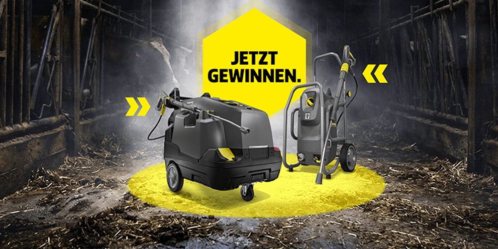 Jetzt Kärcher Profi-Hochdruckreiniger gewinnen