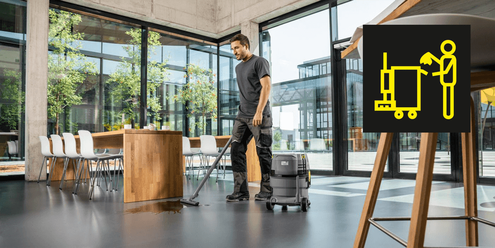 Wirtschaftlicher Arbeiten mit Kärcher Akku-Saugern