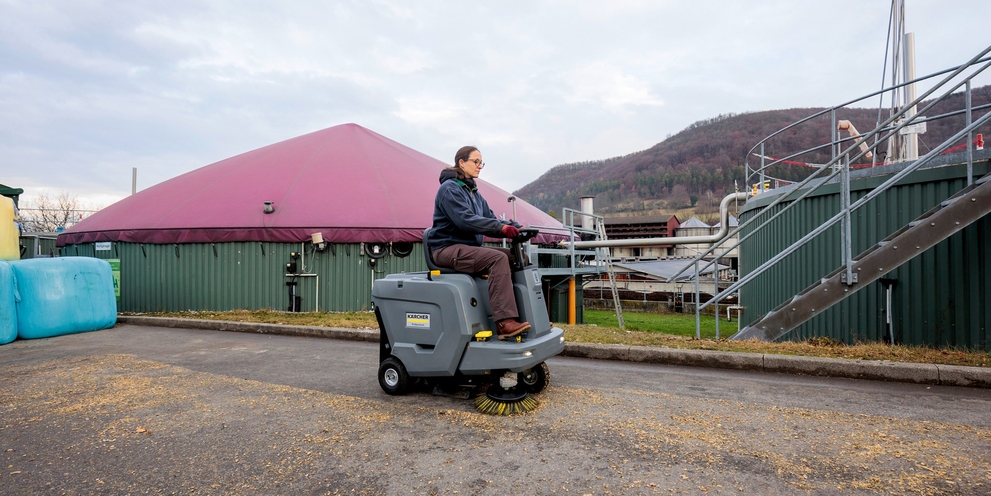 Biogasanlage reinigen