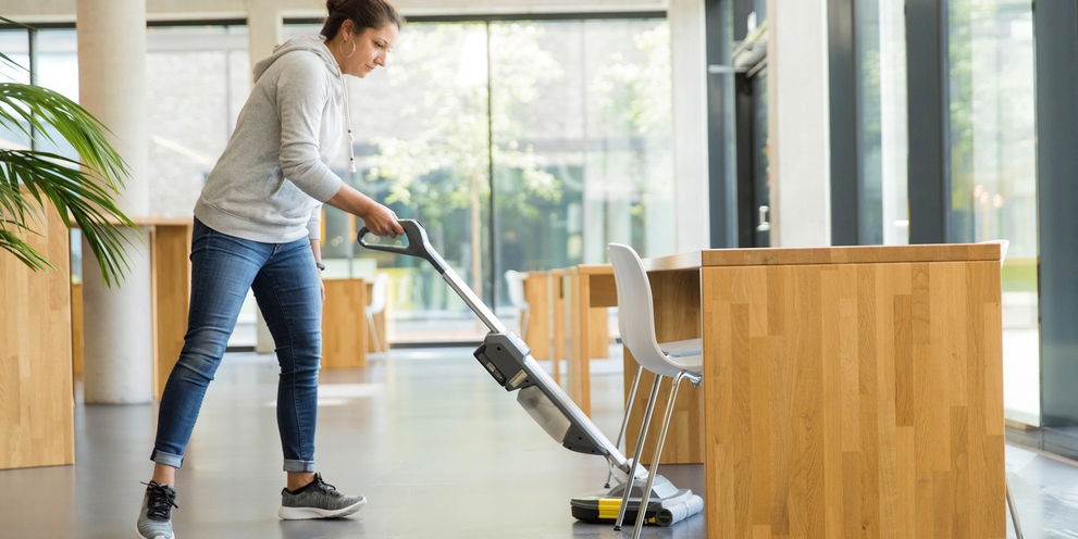 Robuste Konstruktion und lange Motorlebensdauer der Kärcher BR 30/1 C Bp