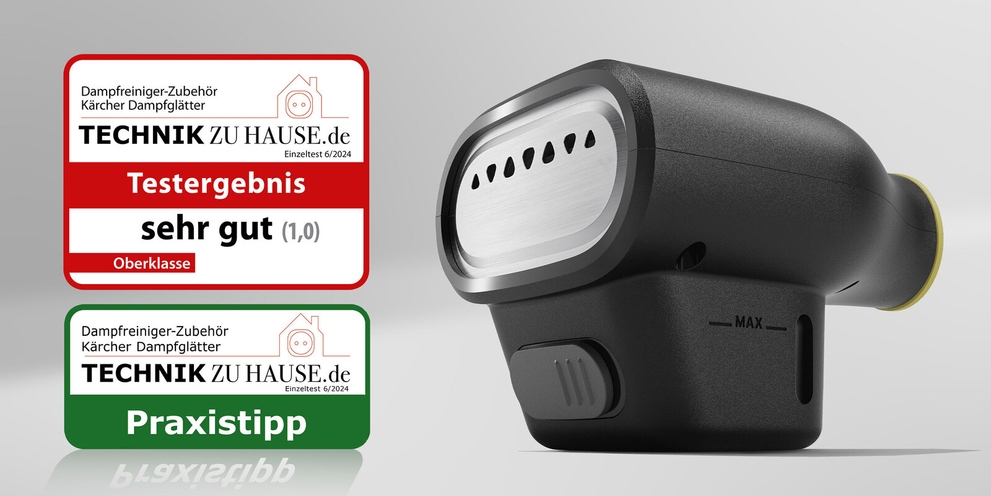 Dampfglätter Auszeichnung Technik zu Hause