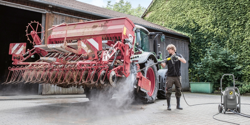 Landmaschinen reinigen