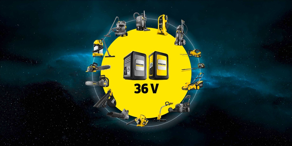 Battery Universe overview 36 V Kärcher Battery Universe overview 36 V