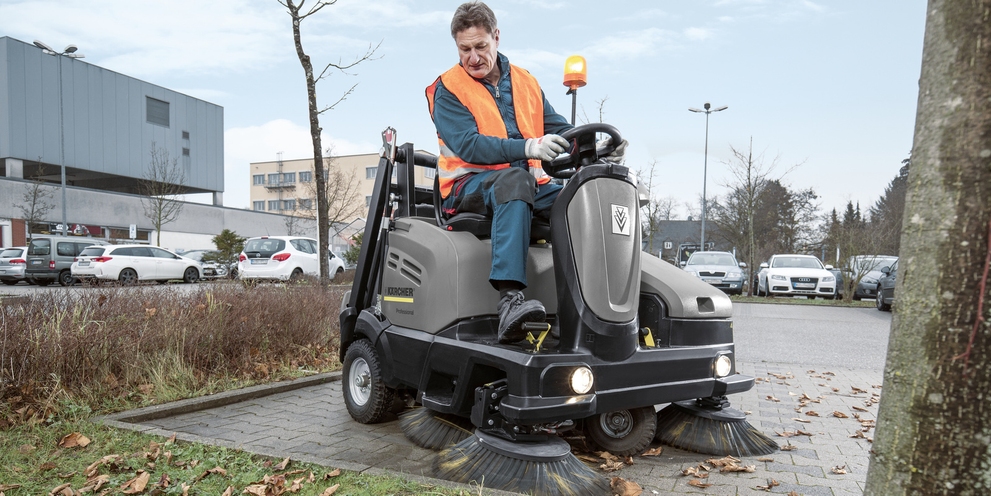 Parkplatzreinigung