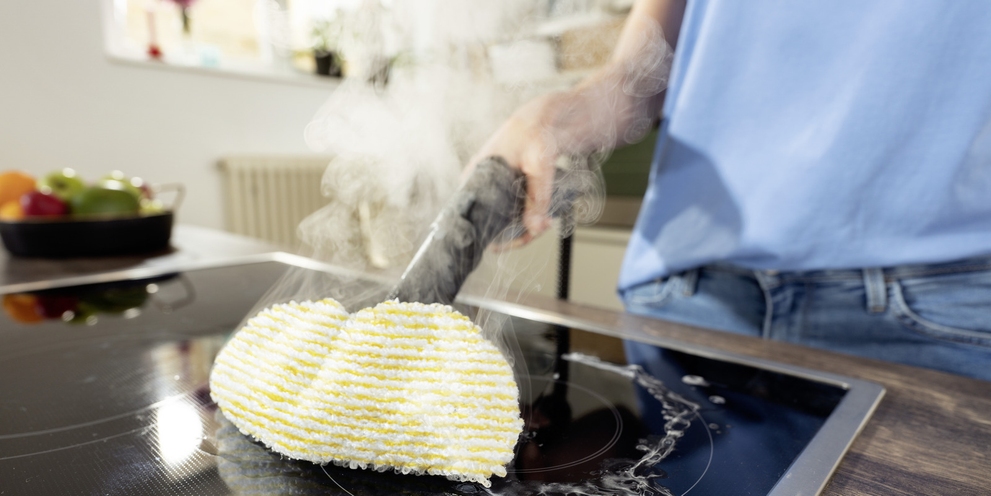 Reinigung mit dem Dampfreiniger