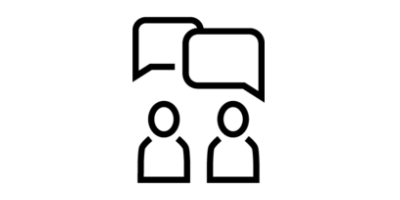 Symbol Mitarbeiterunterhaltung