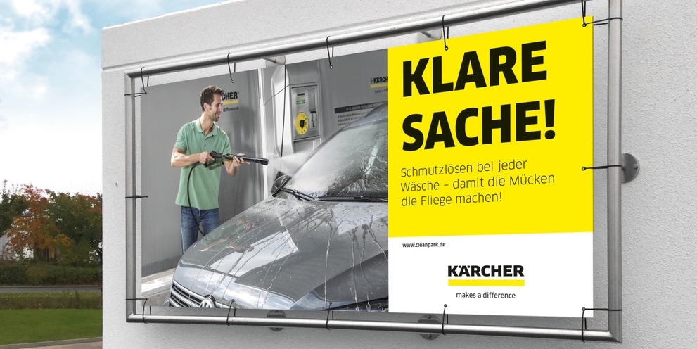Kärcher Großfläche Werbung