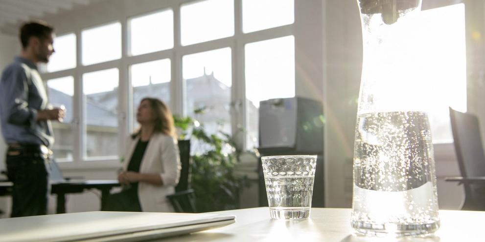 Wasserspender im Büro
