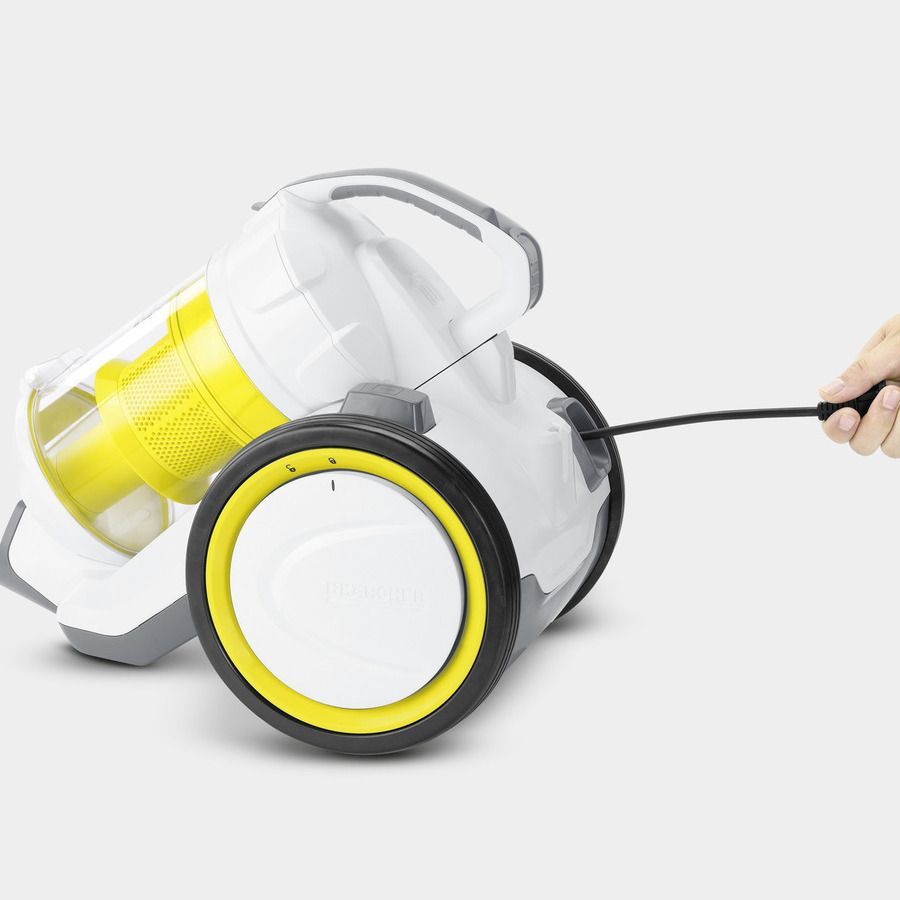 Kärcher bagless vacuum cleaner cable rewind