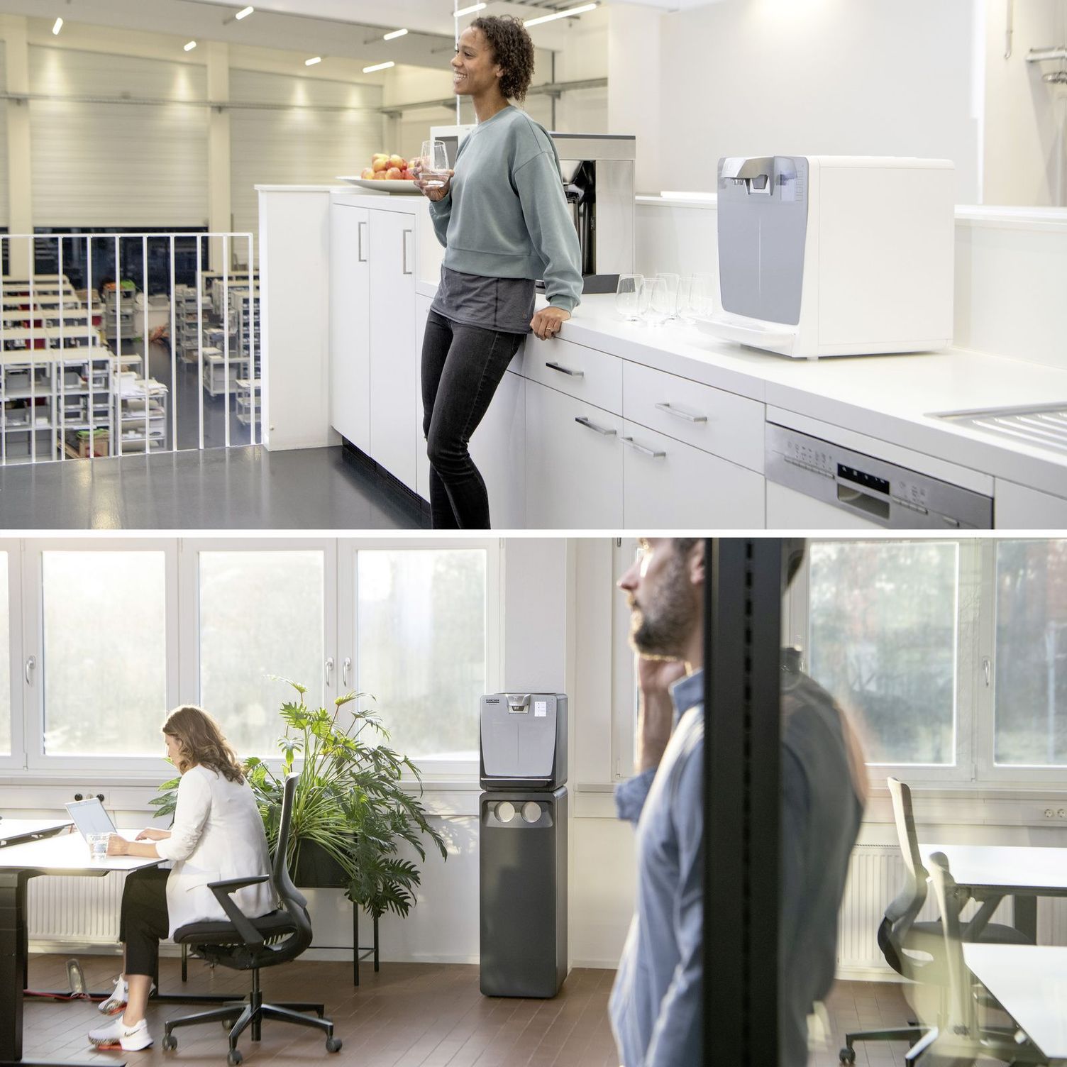 The FlexoMate reduces stressful movements through the use of tilting boxes