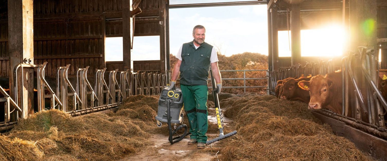 The right cleaning technology for cleaning calf hutches