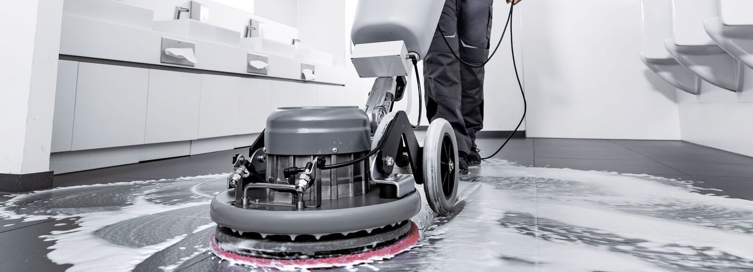 Kärcher single-disc machines with orbital technology