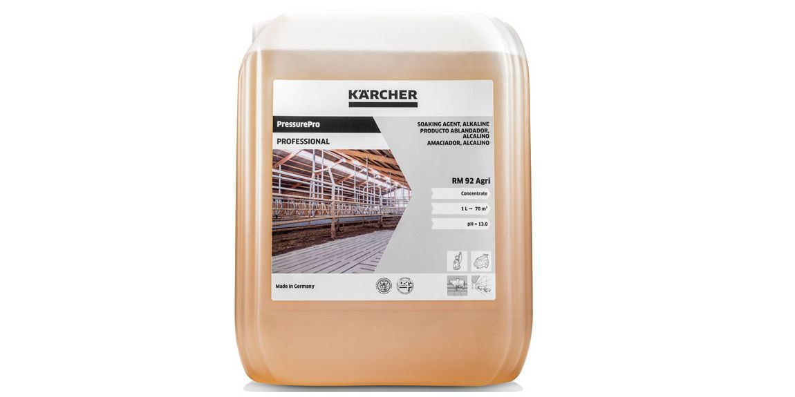 PressurePro Soaking agent, alkaline Kärcher: PressurePro Soaking agent, alkaline RM 92 Agri