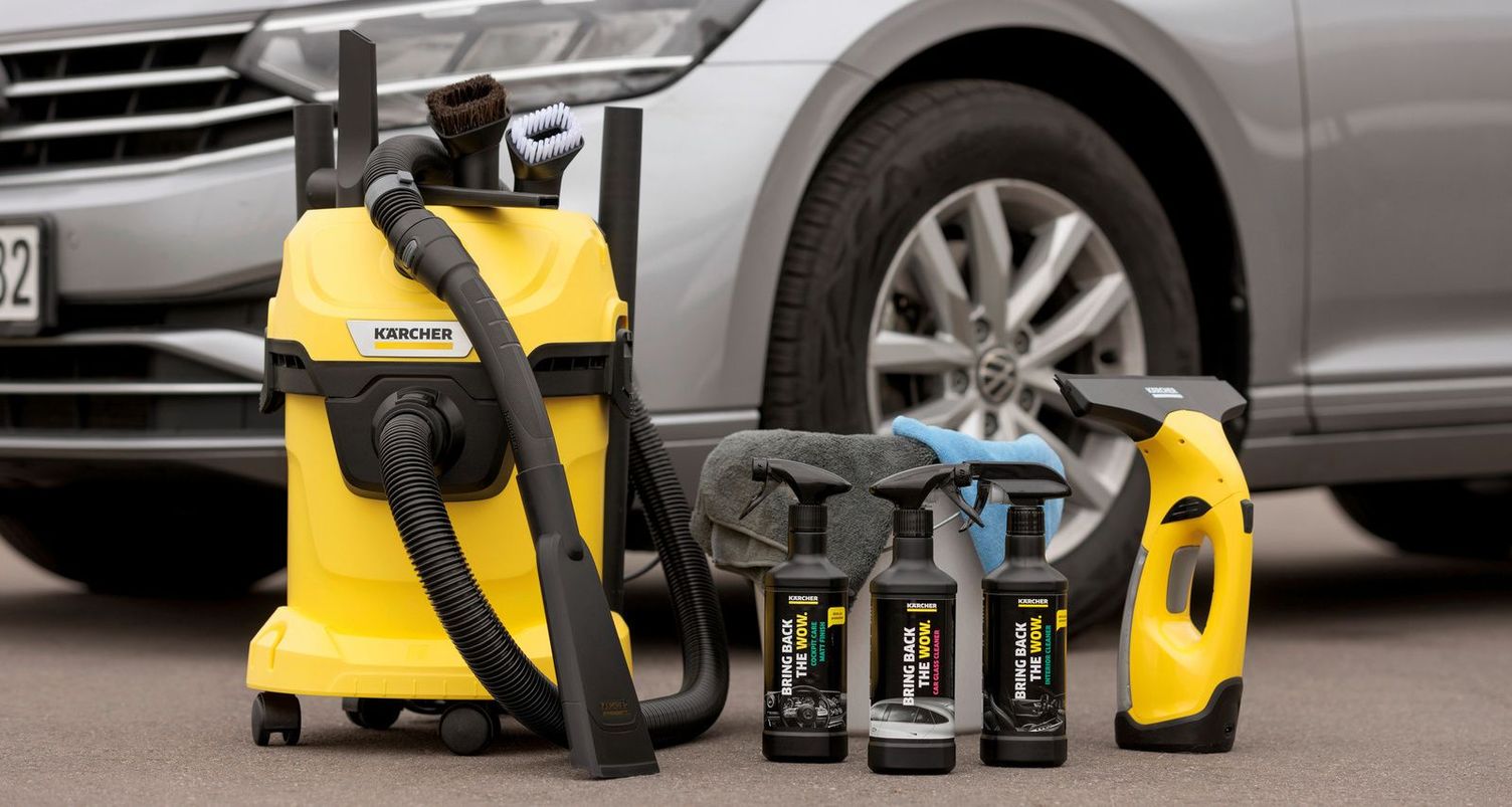 Preparations for car interior cleaning Kärcher products suitable for car interior cleaning