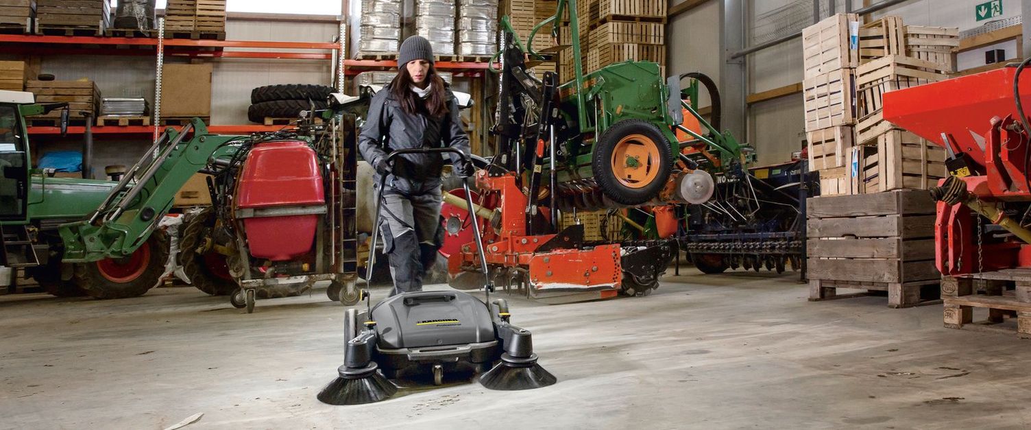 Farm warehouse cleaning