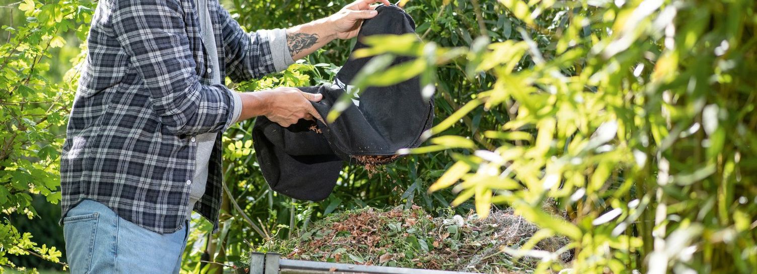Kärcher tip: Collecting leaves in a container