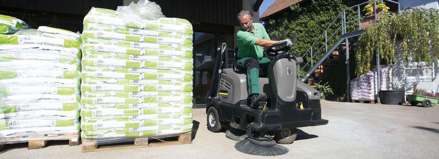Cleaning the nursery logistics area