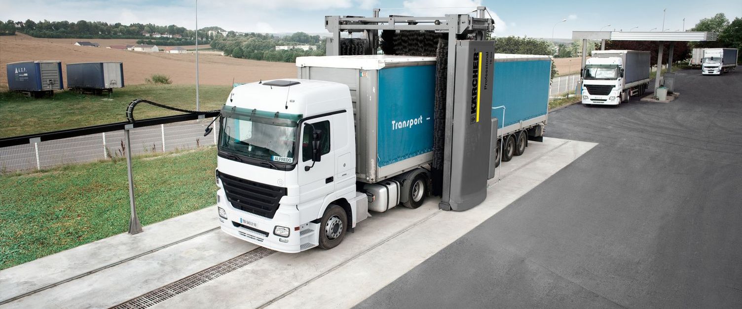 Cleaning commercial vehicles