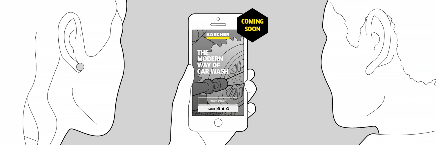 Pay&Wash App view