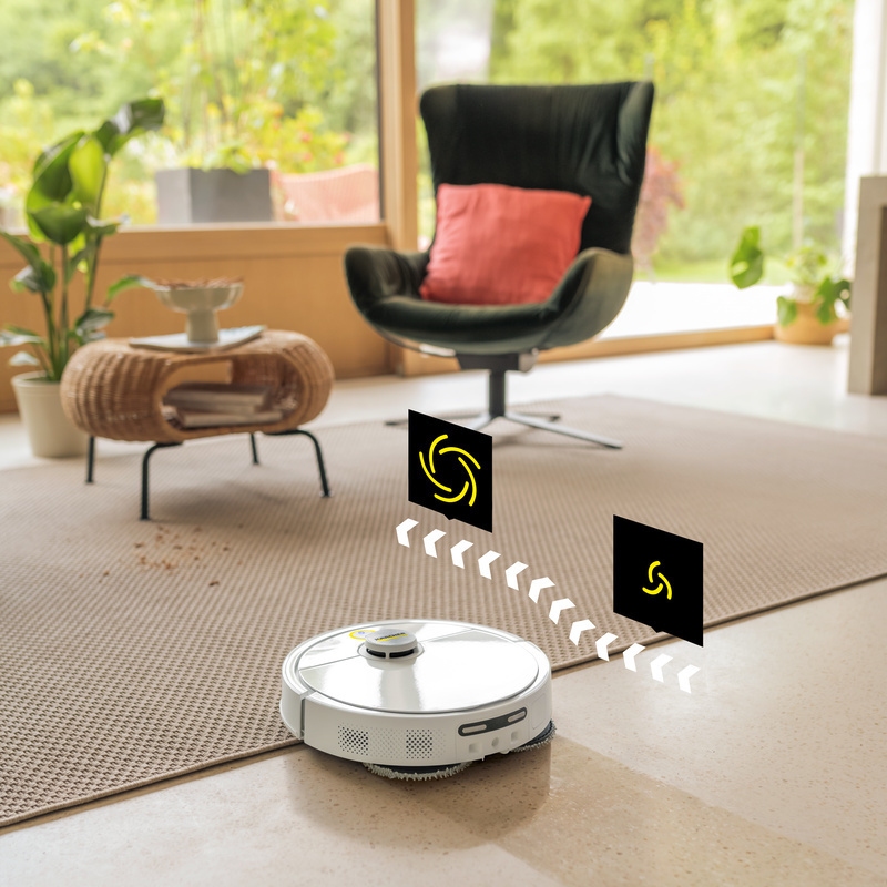 Liftable mopping discs