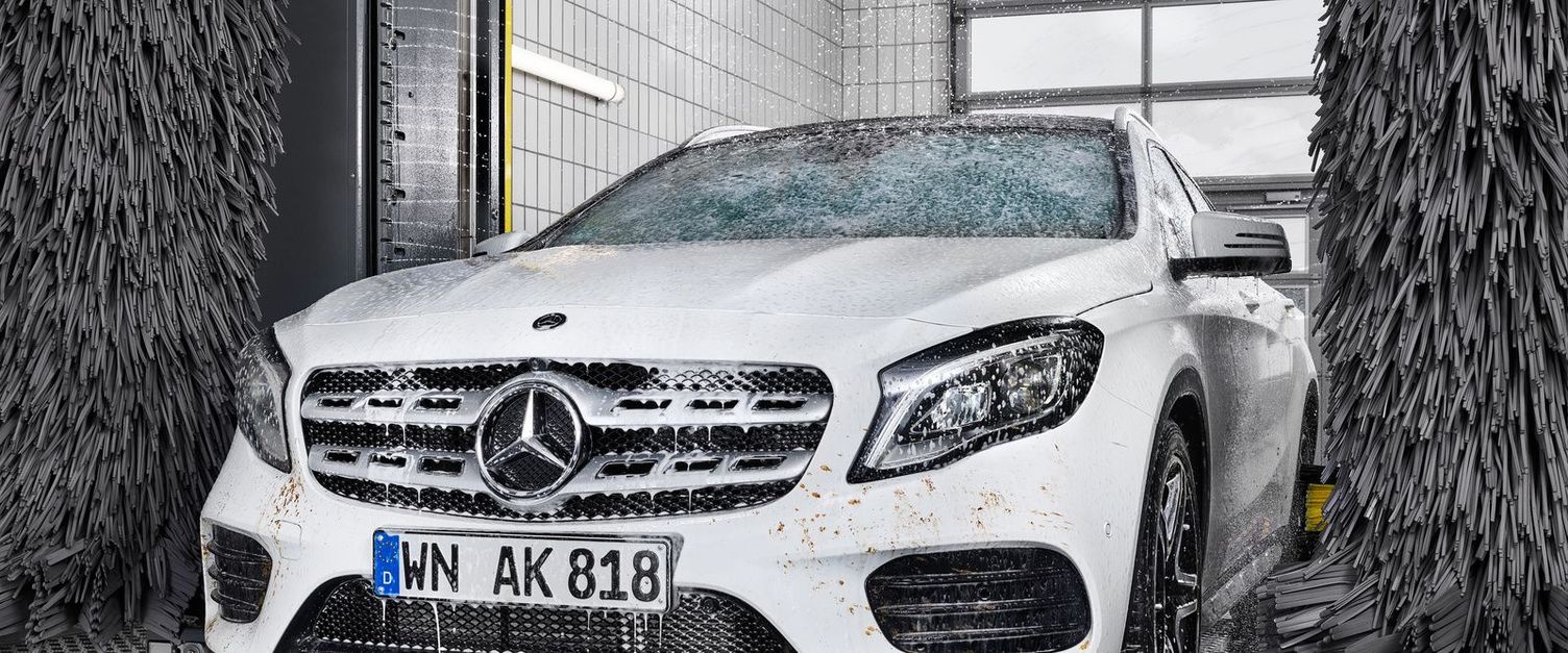 Water treatment in vehicle wash systems Water treatment in vehicle wash systems
