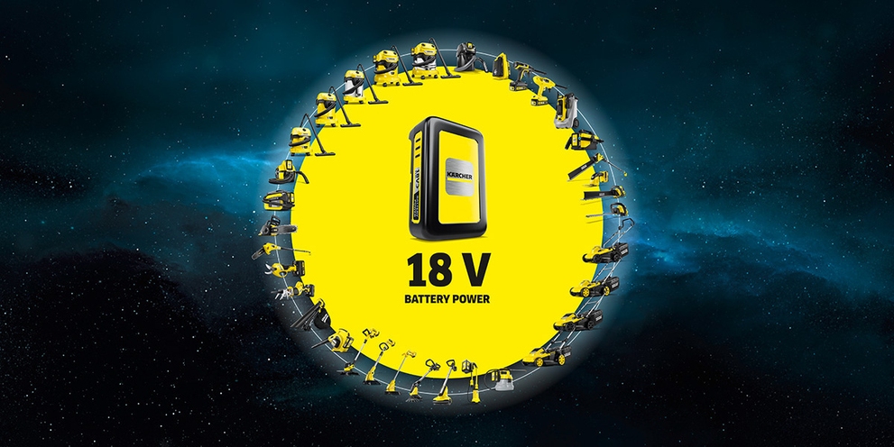 Battery Universe overview 18 V Kärcher Battery Universe overview 18 V