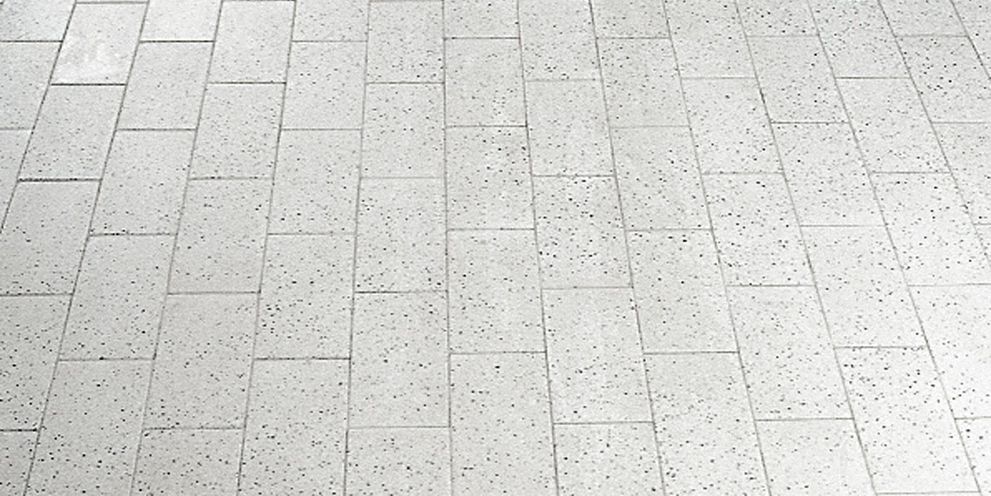 Clean fine stoneware tile
