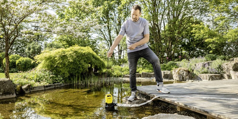 Pond cleaning Kärcher tips for pond cleaning