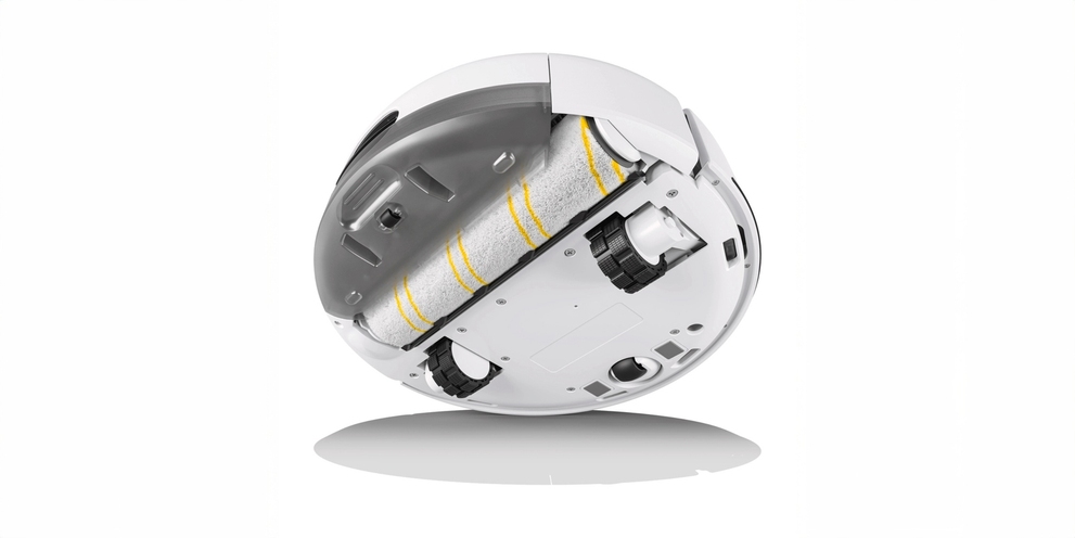 Robot mop with roller technology