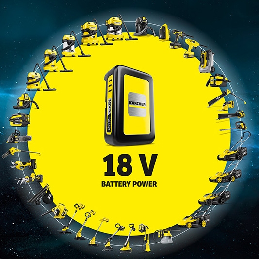 Overview of 18 V products at Kärcher