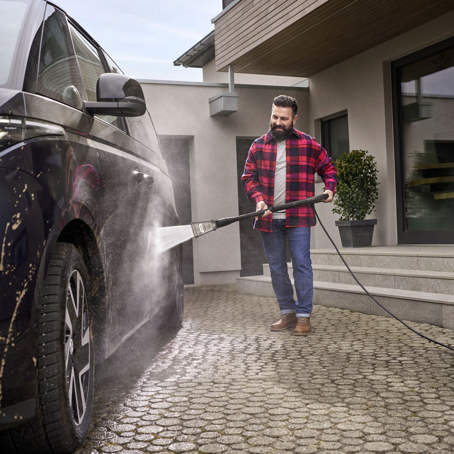 eco!Booster vehicle cleaning