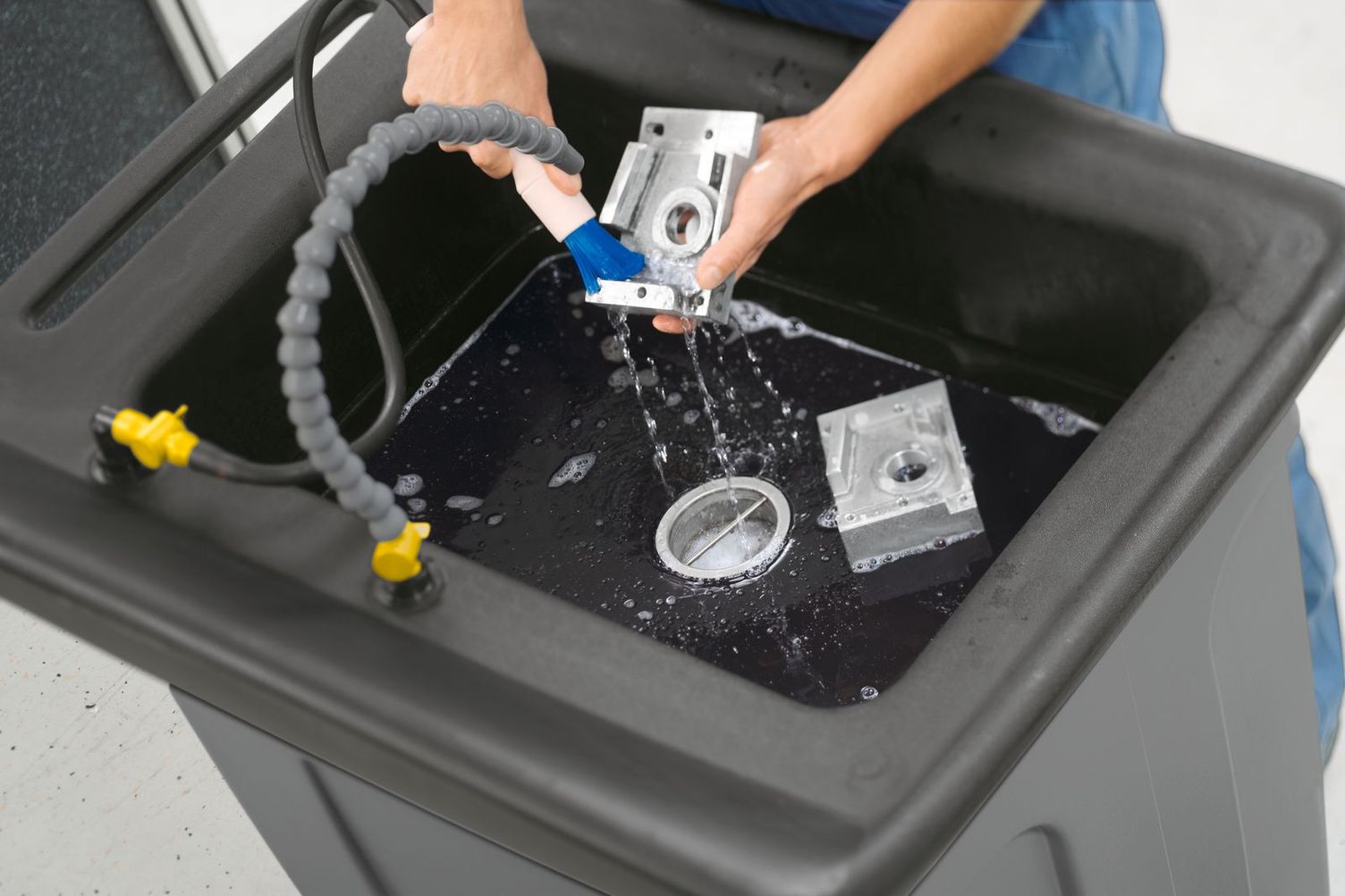 Biological parts cleaners