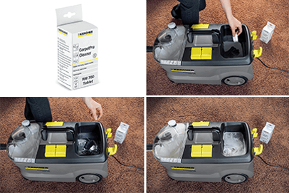 Carpet Pro Anwendung Tab