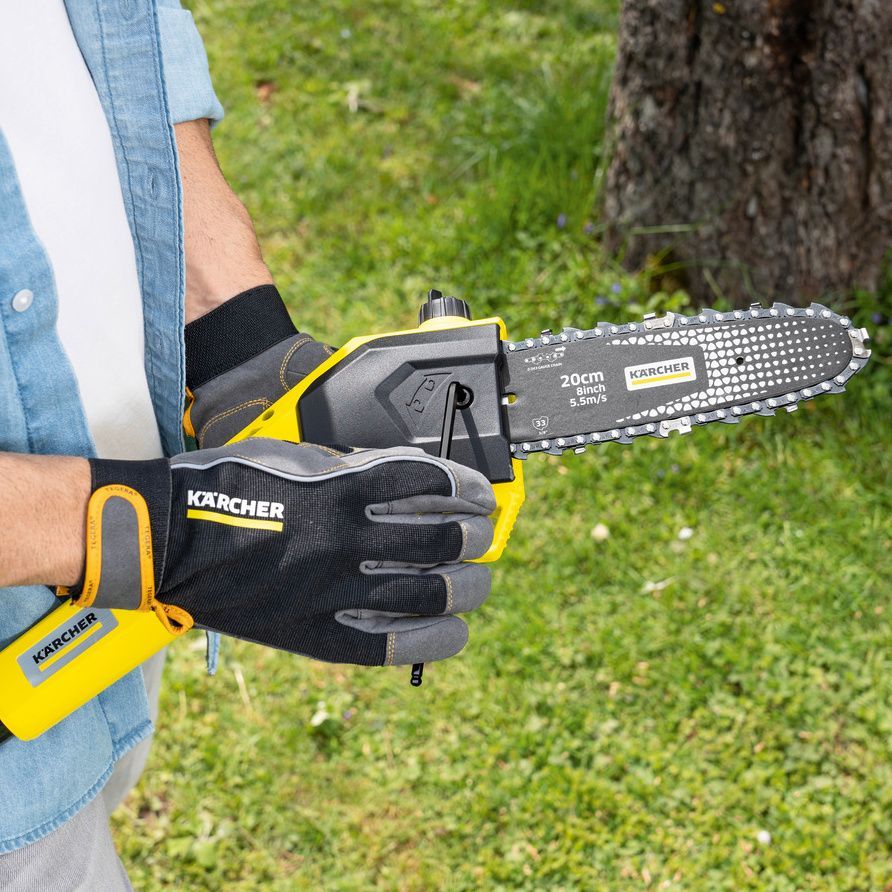 Easy setting Battery pole Saw