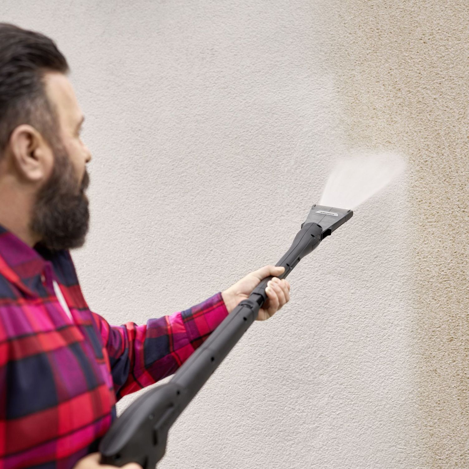 eco!Booster facade cleaning