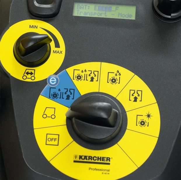 eco!efficiency Scheuersaugmaschinen Stufe