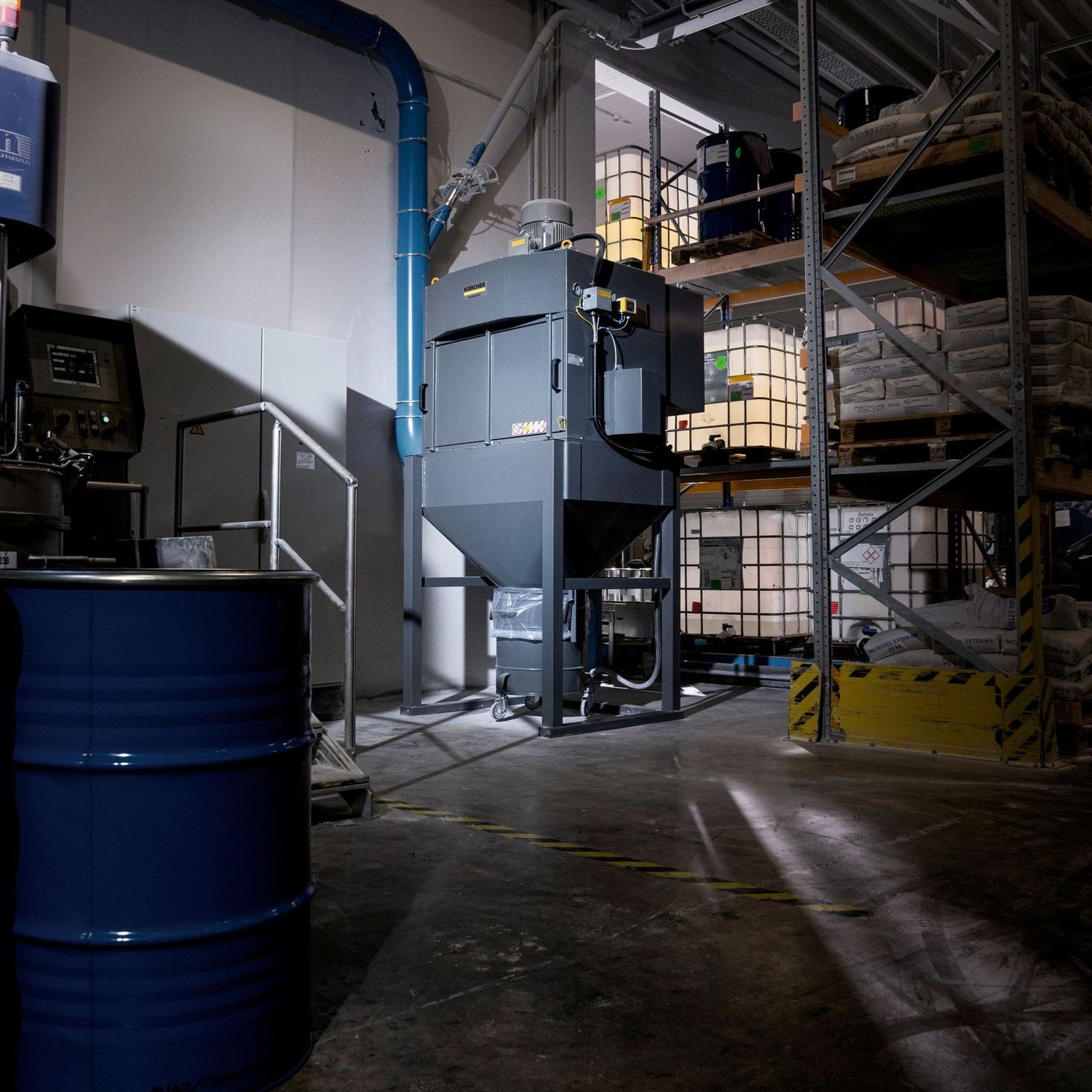 Kärcher Ex fitted extraction unit